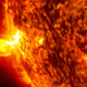 Una eyección de masa coronal que tuvo lugar en junio de 2013.